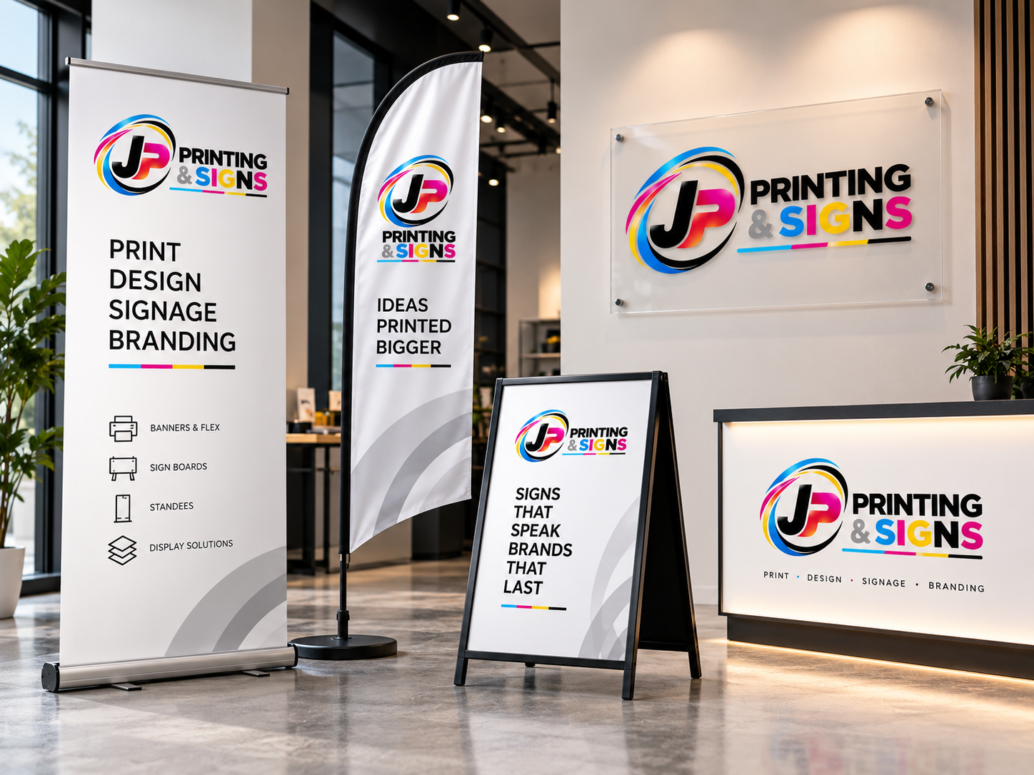 Window graphics and signage