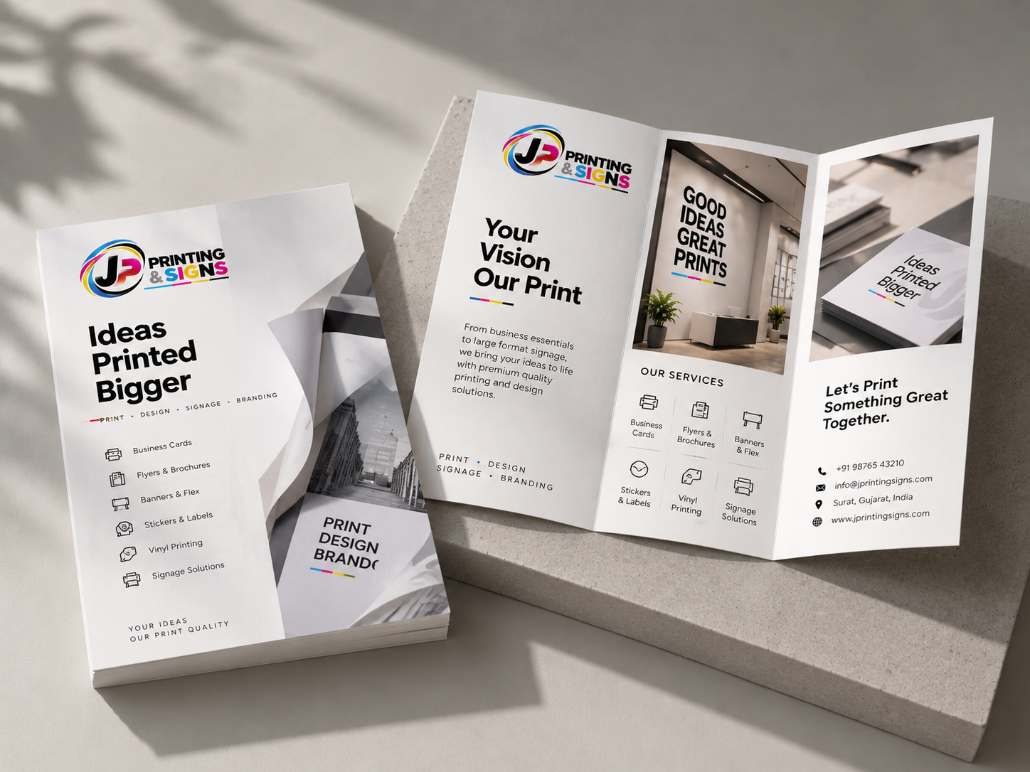 Flyers and brochures printing