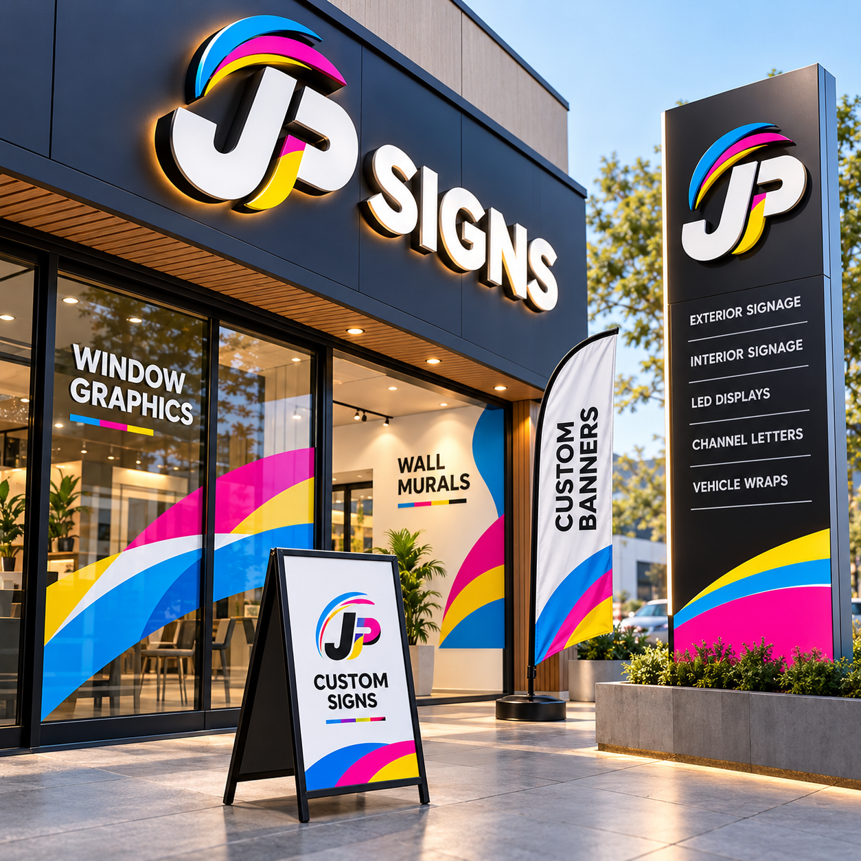 Custom signage and graphics