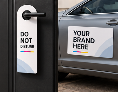 Door Hangers & Car Magnets